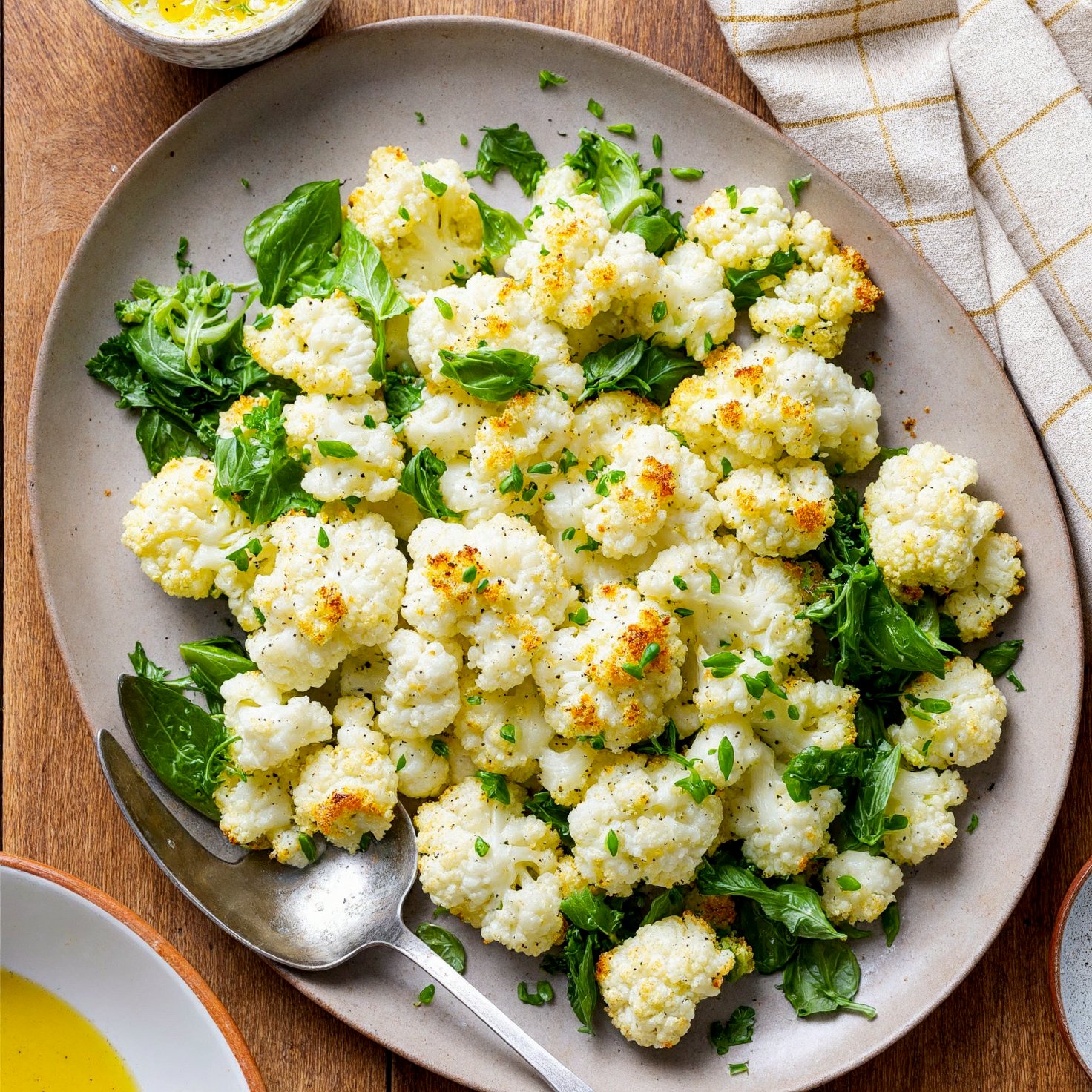 Parmesan-Crusted Cauliflower Parmesan-Crusted Cauliflower